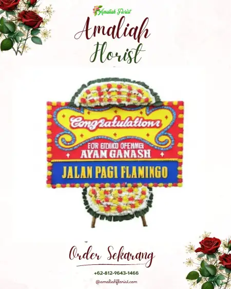 Sewa Papan Bunga Poncoruso